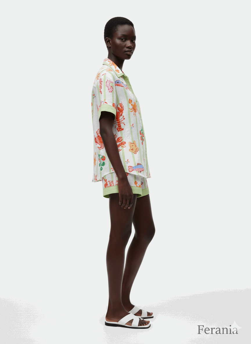 Conjunto Milano Estampado Rallas