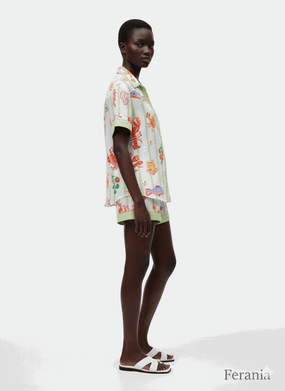 Conjunto Milano Estampado Rallas