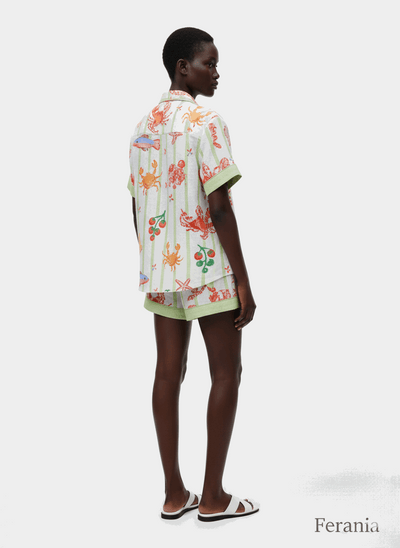 Conjunto Milano Estampado Rallas